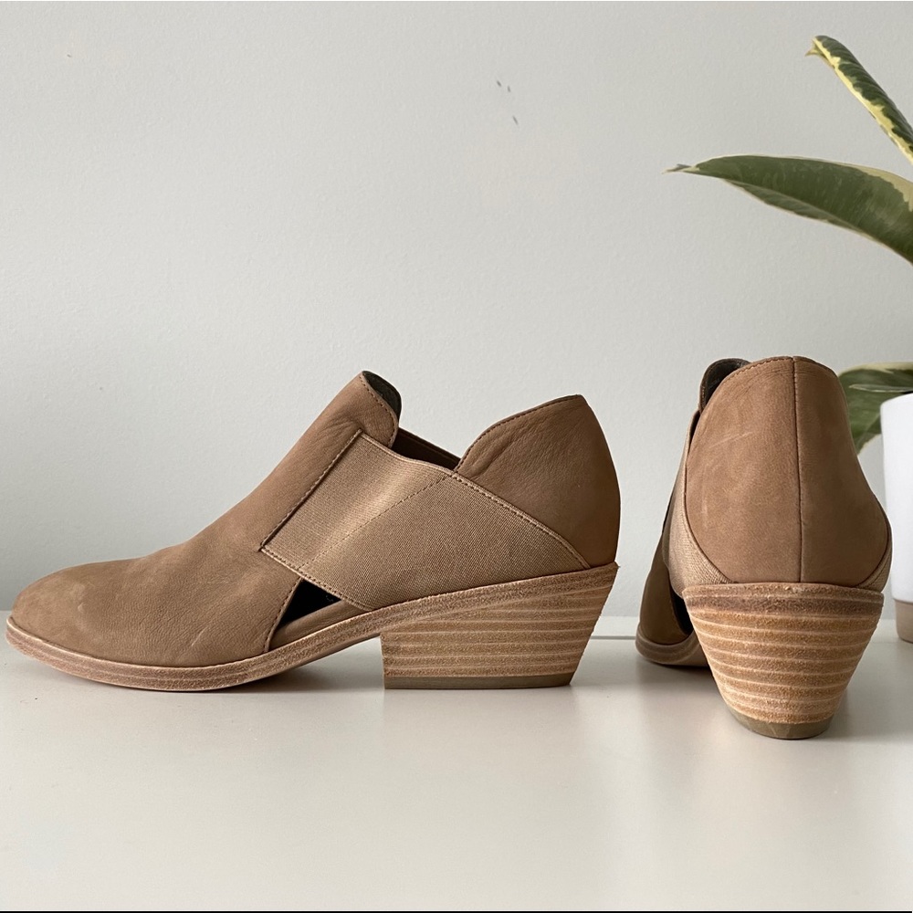 Eileen Fisher Tan Suede Booties
